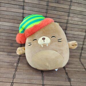 Original Squishmallows 2023 Christmas Bruce The Holiday Walrus 5" Plush Toy